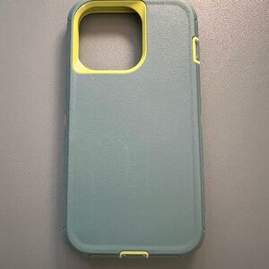 Green and Yellow Protective Smartphone Case with Full Coverage